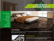 Tablet Screenshot of fliesen-reitberger.de